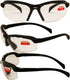 C-2 2 Z87.1+ 2.5 Global Vision Bifocal Safety Glasses Pair Black Frames Clear Lens