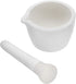 EISCO Porcelain Mortar & Pestle Set, 1.7oz (50ml) - Heavy Duty - Unglazed Grinding Surface - Excellent for Kitchen or Laboratory - Grinds Powdered Chemicals, Herbs, Spices, Pills - White Labs by EISCO