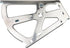 4Pcs 2 Coshar Layers Shoes Drawer Hinges Stainless Steel Fan Shape Shoe Cabinet Rack Flip Frame Replacement Fittings