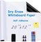 Magnetic Whiteboard Contact Paper 20" x 12” - YOUNGJQ Adhesive Dry Erase White Board Sticker for Wall