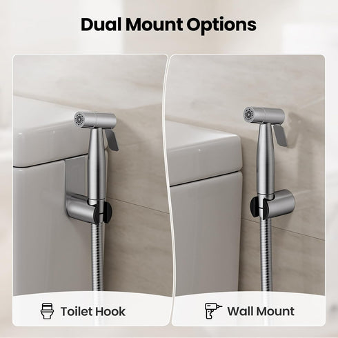 304 47" JOMOO Bidet Sprayer for Toilet, Stainless Steel Handheld Bidet Sprayer for Toilet with Bidet Hose, Adjustable
