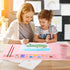 Silicone Painting Mat, 20"x 16" Silicone Art Mat with Cup, Kids Painting mat for Resin, DIY, Drawing Resin, Paint, Clay,Playdoh Large Craft Mat- Silicone Art Mat,Craft, (Pink) by Patpot