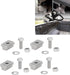 Keenso 4 Sets 3/8 Inch-16 Pickup Bed Rail T Slot Nuts, Truck Compartments Stainless Steel Bed Rail Nut Screw Kit