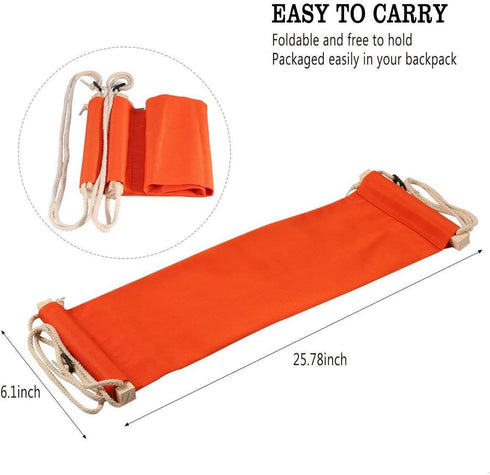 Home-organizer Tech Portable Adjustable Foot Hammock for Corner Desk, Mini Under Desk Foot Rest for Home, Office, Travel
