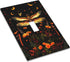 HTSAHKV 3 5 Inch Floral Dragonfly Wall Plate Light Switch Cover Single Gang Outlet Faceplate Print Plate Cover X