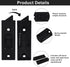 Window Latch Locks Replacement, Plastic Spring Loaded Sliding Window Tilt Latch for Home Accessories, Pack of 8