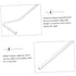 4pcs Glass Coating Rod Laboratory Cell Spreader Glass Cell Spreader Labs Glass Rod Tools Boom Pole Difusser Spreading Bar Glass Diffuser Cell Spreaders Major Stirring Rod