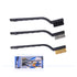 3Pcs Mini Wire Brush Set for Cleaning and Rust Removing, 7 Inch Industrial Brushes of Stainless Steel/Nylon/Brass