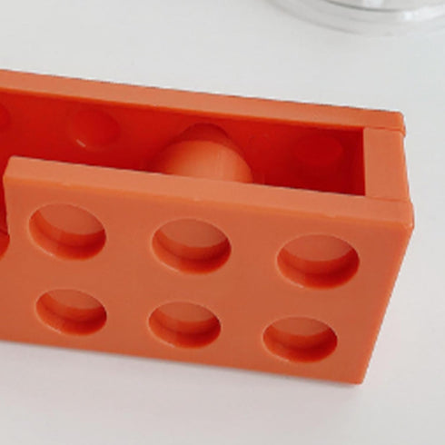 Tissting Tape Dispenser - 10.7 x 5.2 x 4cm Plastic Label Roll Holder for School Office Study Room