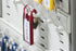 Durable Key Rack, 24-Tag Capacity, Plastic, Gray, 8.38 x 1.38 x 14.13