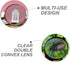 3D Set 6 Double Convex Lens Magnifying Glass of Optical Lenses for Science Education Physics Experiments and Teaching