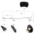 15Ft Kitchen(BLACK-10.63") EE Eleven Master Chandeliers Pendant Light with Plug in Braided Cord and Switch Rustic