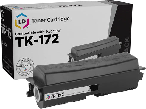 LD Products Compatible Toner Cartridge for Kyocera TK-172 (Black) - Compatible with Multiple Models