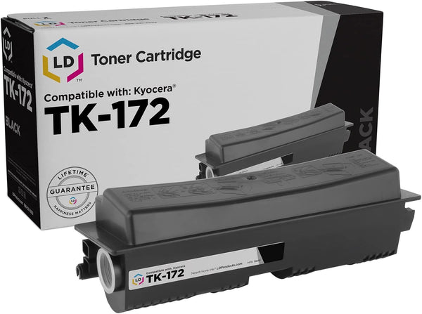 LD Products Compatible Toner Cartridge for Kyocera TK-172 (Black) - Compatible with Multiple Models