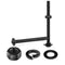 M8 x 80mm Flanged Button Head Socket Cap Screws Bolts, Nuts, Washers, 20Pcs 18-8 (304) Stainless Steel, Black Oxide