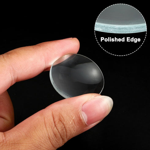 PATIKIL 6 Pack Glass Optically Polished Round Edges Lens, 5cm, 10cm Focal Length Double Convex and Concave