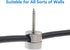 SAFYY 6 PCS Swag Hook for Chandelier Ceiling Lights Cable, Lamp Hook for Fabric Electrical Cord Cable Hanging Pendant