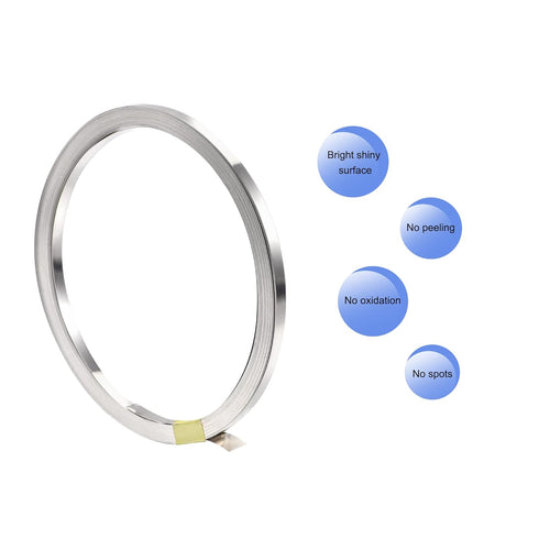 MECCANIXITY 1 Roll 10 Meter Nickel-Plated Steel Strip for Battery and Spot Welding, 3x0.1mm (WxT)