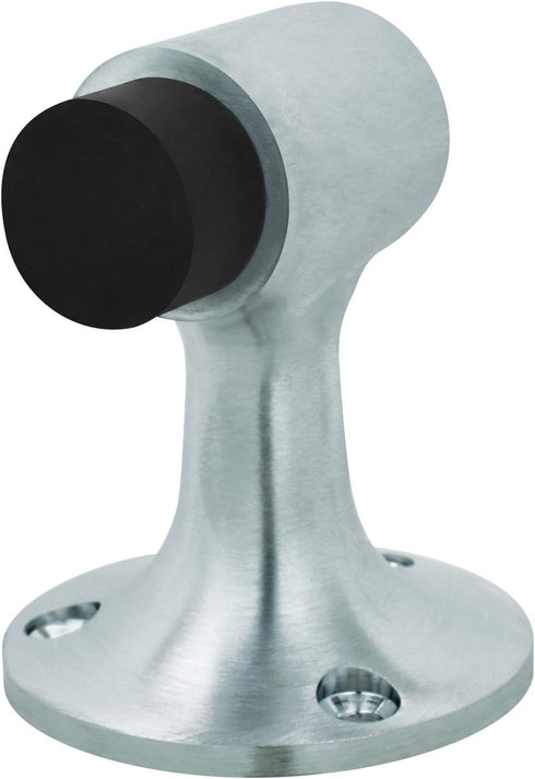 Nuk3y Commercial Heavy Duty Floor Mount Bumper Stop, 3 inch (Satin Chrome)