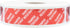 Tamper-Resistant Red Metallic Labels, 0.75" x 3.5" Adhesive Stickers, 500-Pack