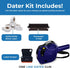 Perco Lite 1 Line Dater Gun with Labels Kit - Includes 5,000 Blank Labels, 2 Ink Rollers, 1 Ink Roll