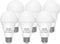 ORALUCE LED Light Bulbs, 100 Watt - 120 Watt Equivalent, 15W 1600 Lumens, 6500K Cool White, E26 Medium Base, 6 Pack