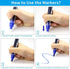 White Board Wallpaper Roll, 1.5x11ft Peel and Stick Dry Erase Sticker for Wall/Table/Door, 2 Rolls