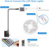 16.4ft 150 44 12v DAYBETTER Waterproof Led Lights for Bedroom, Led Strip Lights, LEDs Color Changing RGB Keys Remote