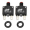 30 Amps Thermal Circuit Breakers 125/250V AC 32V DC Push Button Manual Reset Overload Protector Switch (2 Pack)
