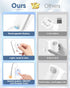 2-Pack Indoor,500mAh LAVAED Motion Sensor Night Light Toilet Lights Inside, LED Toilet Bowl Light Rechargeable Potty