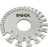 DGOL Stainless Steel SWG Sheet Metal Wire Cable Gage Standard Thickness Gauge with Clear Numbers and Letters