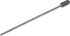 SC-5L6 Tungsten Carbide Burr - 6” Long Double Cut Carbide Burr File with 1/4 Shank Dia Cylinder, 1pcs