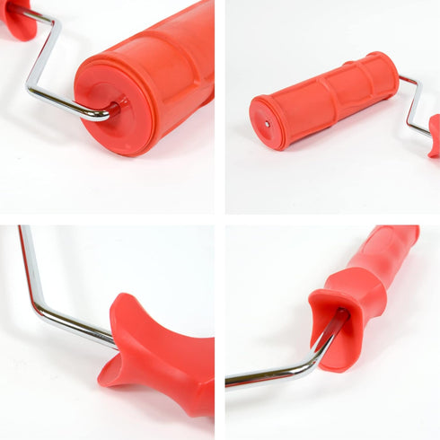 8'' Patterned Paint Roller for Wall Decoration, Classic Brick Embossing Texture Rubber Tool for DIY Art