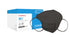 Cranberry Q2863K 360 Earloop Face Mask Level 3, Black, Regular (Pack of