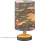 ALAZA Cute Sloth Bird Bedside Table Lamp with USB Port for Bedroom Nightstand Lamps Night Light Linen Fabric Shade