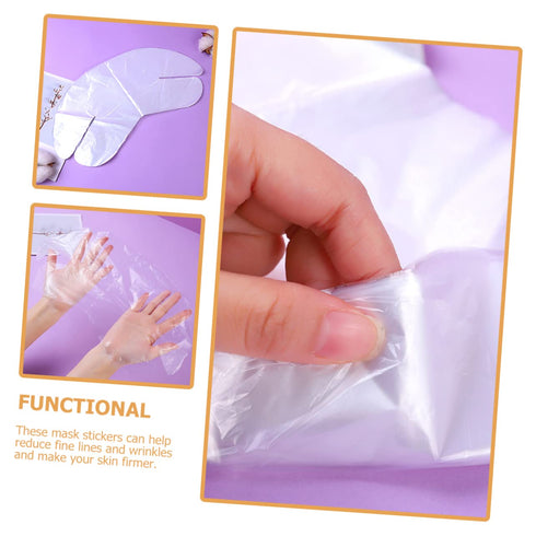 Ipetboom 200pcs Neck Moisturizing Mask Sheets - DIY Spa Treatment