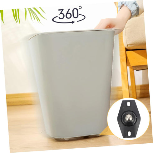 8pcs KICHOUSE Self-Adhesive Wheels for Storage Boxes and Trash Cans Easy to Install Silent Rolling Casters with Strong