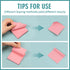 Sticky Notes 3x3 Small Self-Stick Pads, 48 Pads in 6 Pastel Colors, Cute Adhesive Memo Pads for Office, Home, School