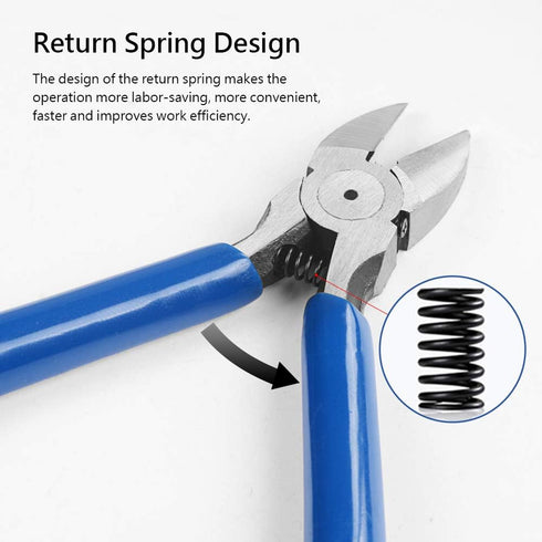 Long Nose Plier and Circlip Plier Set, HANDSKIT Micro Wire Cutter for Electronics and Jewelry Repair