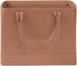 HOME DISTRICT Chic File Organizer Tote, Portable Document Organizer Bag with Handle
