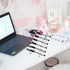 Holanper Set 4 6-Slots (PH-428new) Plastic Pen Holder, of Holder Display Stand Eyebrow Makeup Brush Rack Organizer