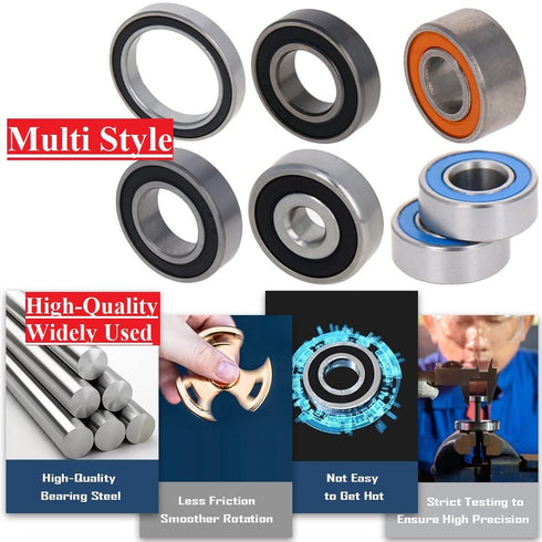 Othmro 1Pcs UC206 Deep Groove Ball Bearings, 1.18inch ID Shield Carbon Steel Bearings for Scooters, Skateboards, Inline