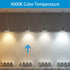 Bulb E26 Bulb, 10W 75W, Dimmable, 1100LM, 4000K, E26 Bulbs (4000K, 2 Pack) LED Puck Light with Screw, Mini Flat Light