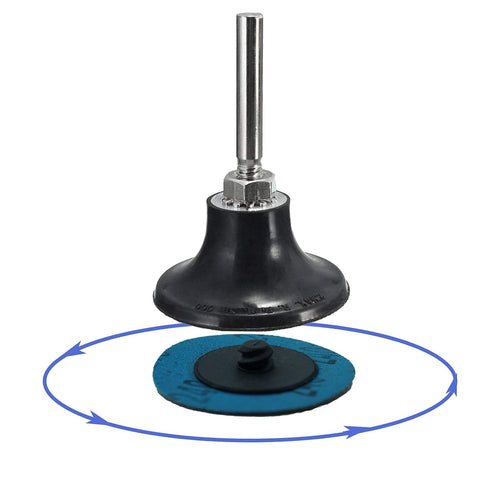 2 Inch Sanding Discs Holder Roll Lock Disc Pad with 1/4" Shank for Die Grinder Power Drill
