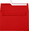 LUXPaper A8 Invitation Envelopes | 5 1/2" x 8 1/8" | Peel & Press | Ruby Red | 80lb Text | 50 Qty