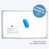loukin Magnetic Dry Erase Eraser with 3 Replaceable Felt Pads and 3.4 oz Whiteboard Cleaner Included (Blue)