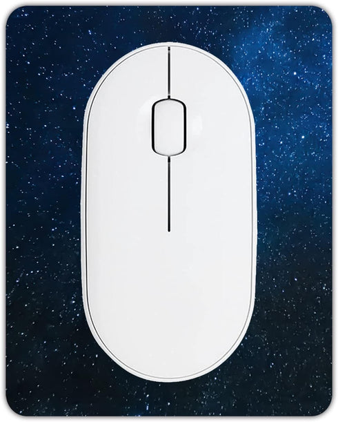 Small Mouse Pad, Mini Travel Carry Washable Non-Slip Rubber Base for Office, Small Space (5x6 inches)