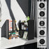PAG Desk Organizer, Adjustable Desktop Shelf, Small Table Bookshelf, Black