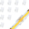 LightingWill 10 PCS 2Pin 8mm Strip to Strip Connector, Transparent Solderless for COB/SMD 2835 3528 LED Strips