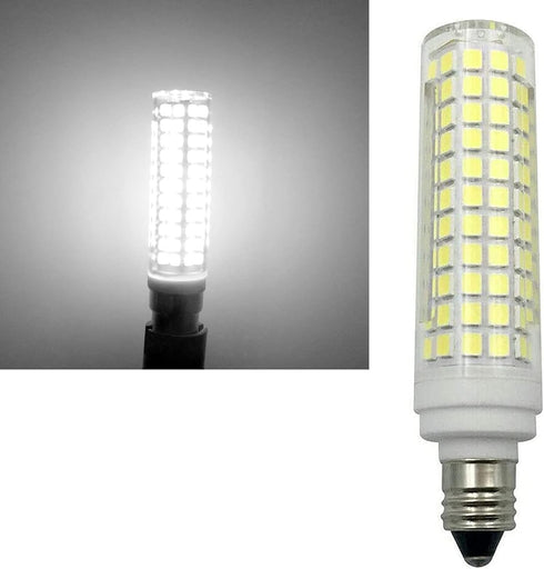 E11 Bulb 15W Dimmable Bulbs 120W 136 2835 1500LM 6000K T3/T4 JDE11 E11 4 Pack Lxcom Lighting LED Corn Ceramic LED Light